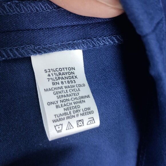 Isaac Mizrahi Live Royal Blue Stretch Dress Women’s Size 12 Great Cond - Picture 4 of 8